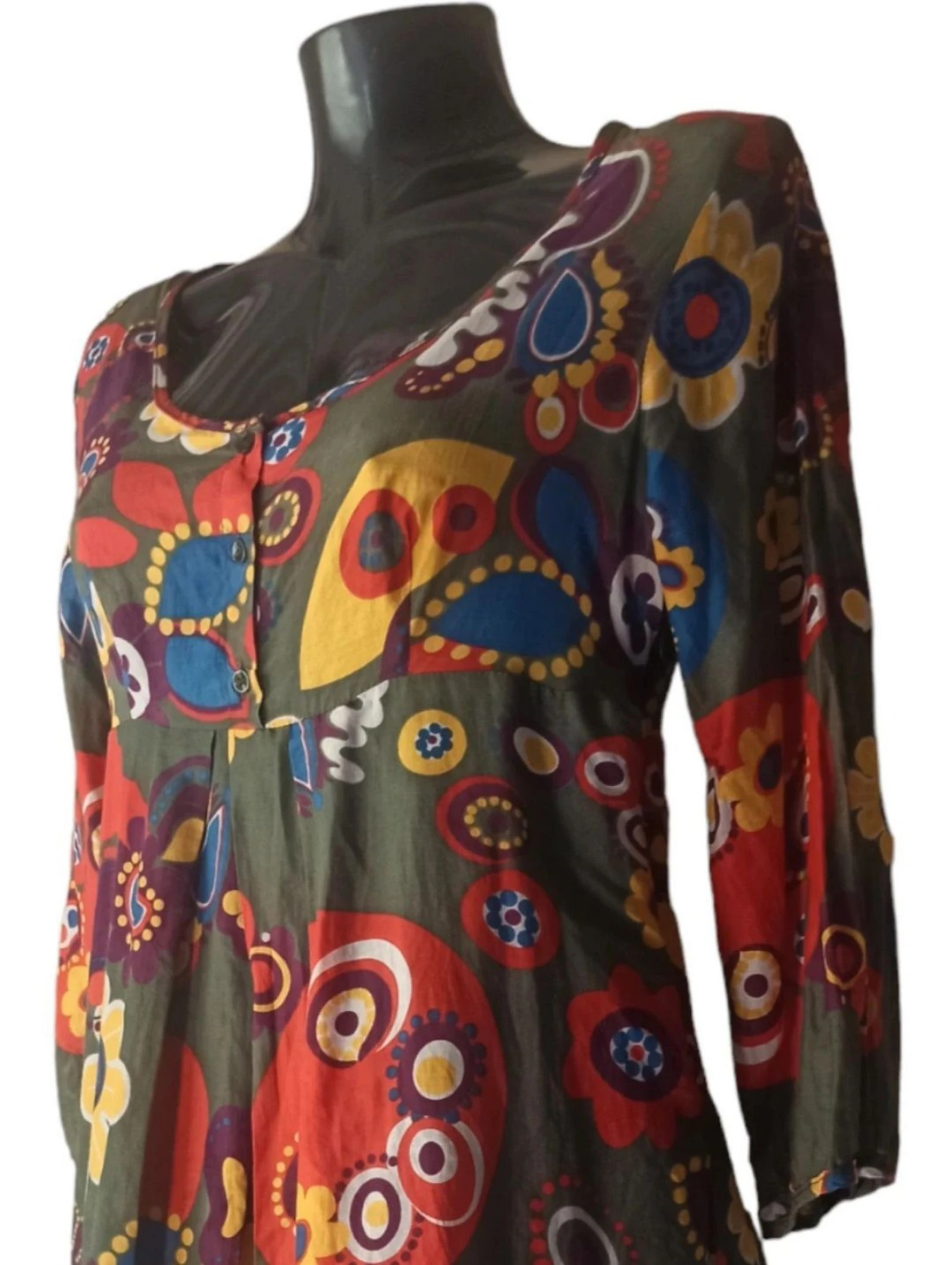 Vestido tipo túnica de estilo bohemio – photo 2